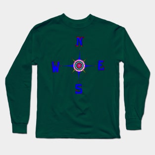 A Compass Rose Long Sleeve T-Shirt